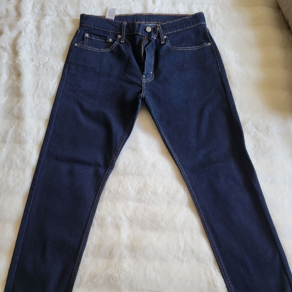 Levi's Dark Blue Slim Taper Jeans Men 33x30